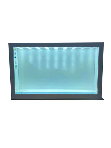 触摸透明屏透明屏展示柜铭信电子