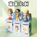 定制人偶手办软陶盲盒情人Q版 生日礼物送女男生闺蜜结婚手工摆件