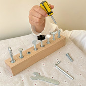 儿童拧螺丝玩具幼儿园早教益智精细动作训练日常生活区域教具