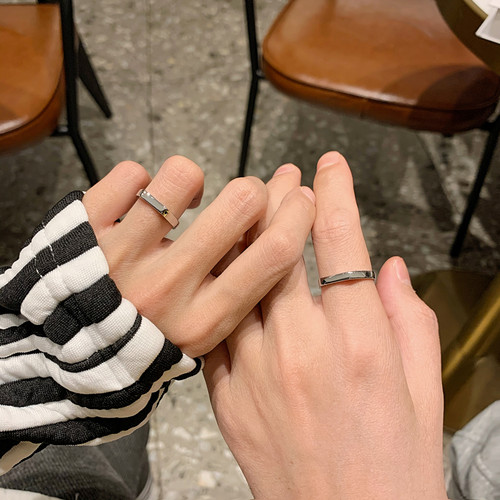 冷淡风食指戒指女ins个性小众