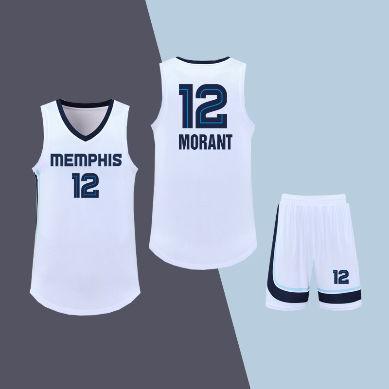 灰熊队球衣定制印号比赛训练用