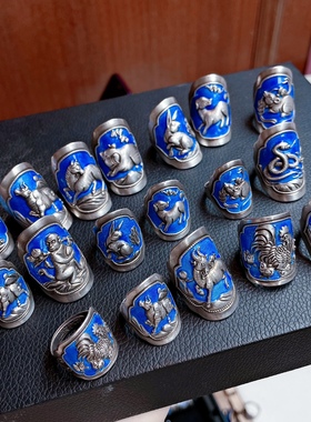 黛维娜原创设计款仿古99足银流苏