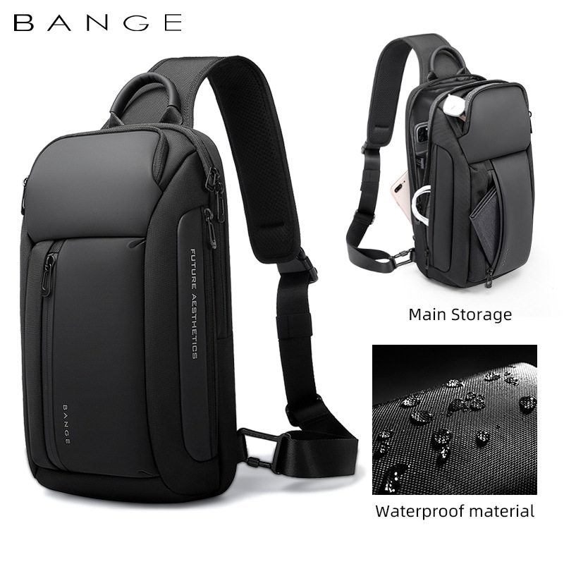 Bange潮流新品胸包斜挎包男款胸包休闲单肩挎包大容量男包,箱包皮具/热销女包/男包,胸包,淘宝优惠券,粉丝福利购,淘宝优惠卷
