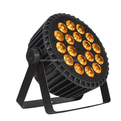 20台 5in1 18leds slim led par白色外壳18颗五合一扁帕灯