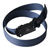 休闲帆布尼龙皮带无孔压扣裤 3.5厘米宽 平滑扣腰带男百搭工装 腰带