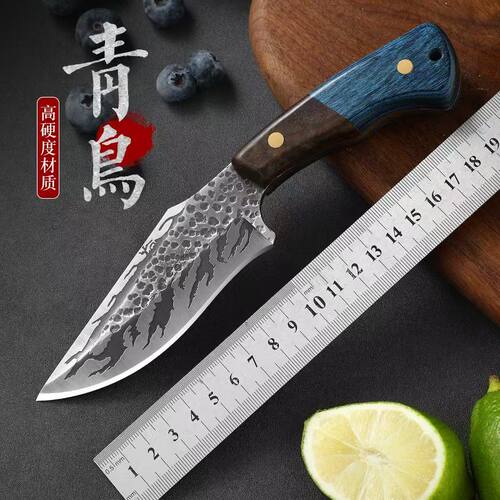 阳江锤纹户外刀野外露营烧烤肉刀