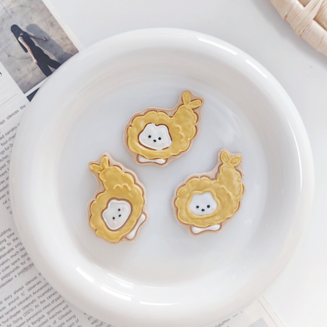 天妇罗小狗宠物饼干 猫咪狗狗配餐饼干蛋糕装饰 纯手工自制无添加