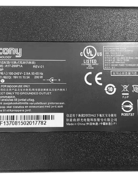 Chicony群光神舟微星MSIA21-200P2B200W电源适配器19V10.5A充电器