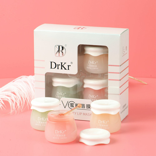 DrKr小蜜罐唇膜套装润唇补水保湿滋润防干裂淡化唇纹修护润唇膏