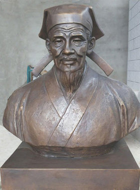 石膏雕像摆件定制邓禹雕塑订做耿