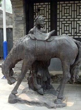 定制陈吊眼许夫人黄华雕像杨镇龙