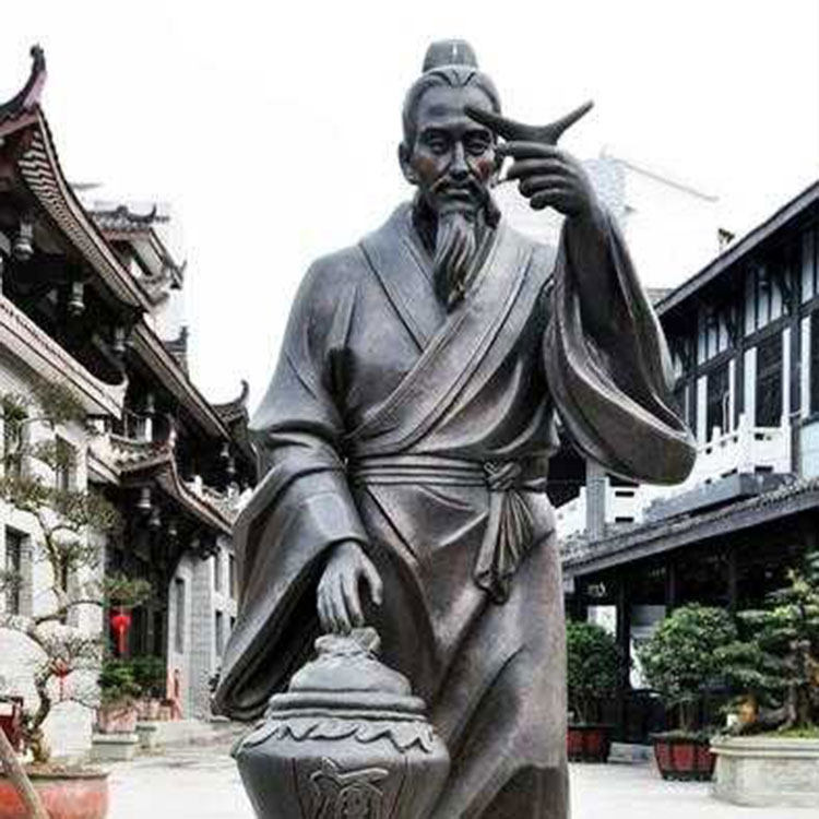 定制禹启伯益太康奚仲雕像定做后羿嫦娥寒浞少康杜康雕塑订摆件