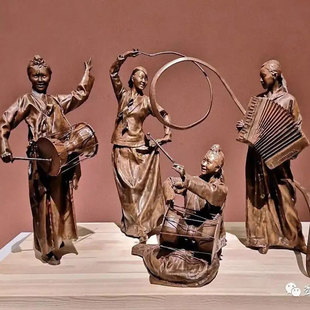 定制毛南族雕塑仡佬族人物锡伯族雕像铸铜阿昌族普米族摆件朝鲜族