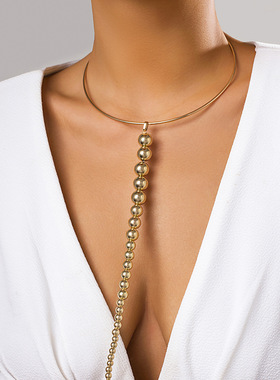 欧美跨境饰品小众朋克金属choker