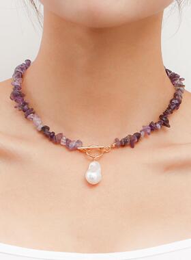 欧美跨境饰品大号异形珍珠OT扣