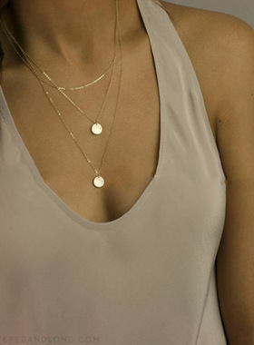 欧美跨境新品时尚几何金属套索