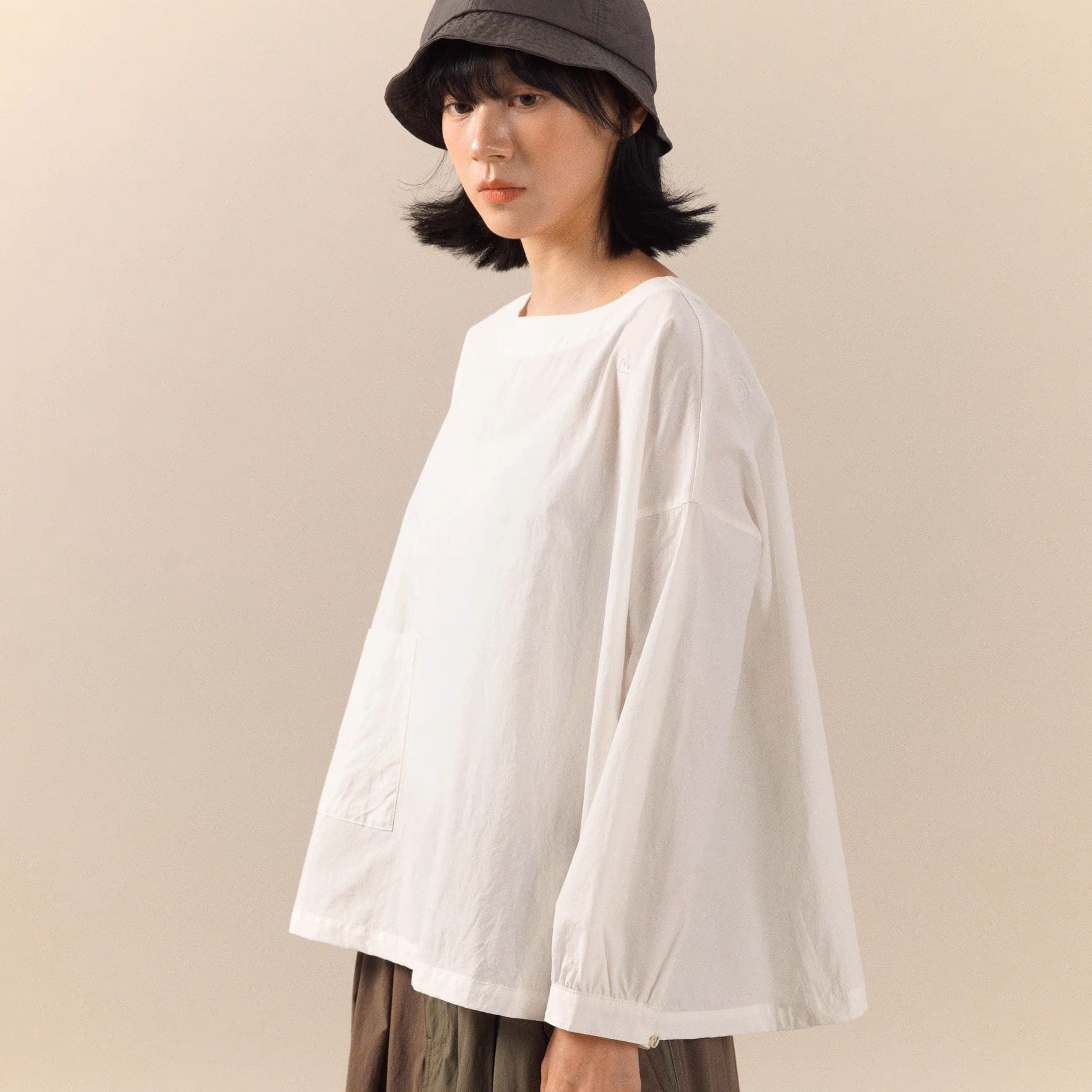 DAIKONLab.原创刺绣高支全棉衬衫