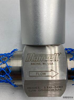 BLancett B110-500-1/2 高压流量