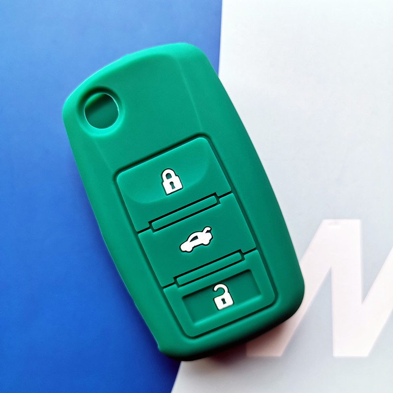 适用于大众速腾宝来高尔夫6途观朗逸POLO桑塔纳硅胶汽车钥匙套包