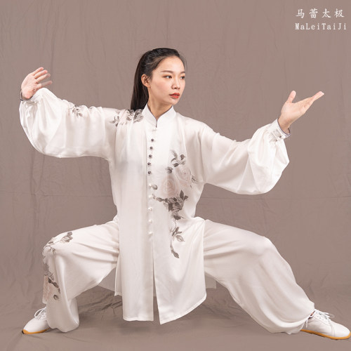 马蕾太极新款太极服春蕾表演服
