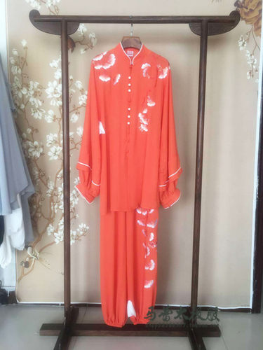 马蕾太极服女春夏新款练功服刺绣