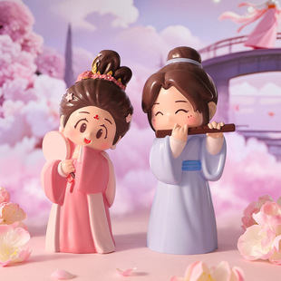 情人节摆件牛郎织女情侣公仔结婚订婚礼物装饰品送女友的七夕礼物