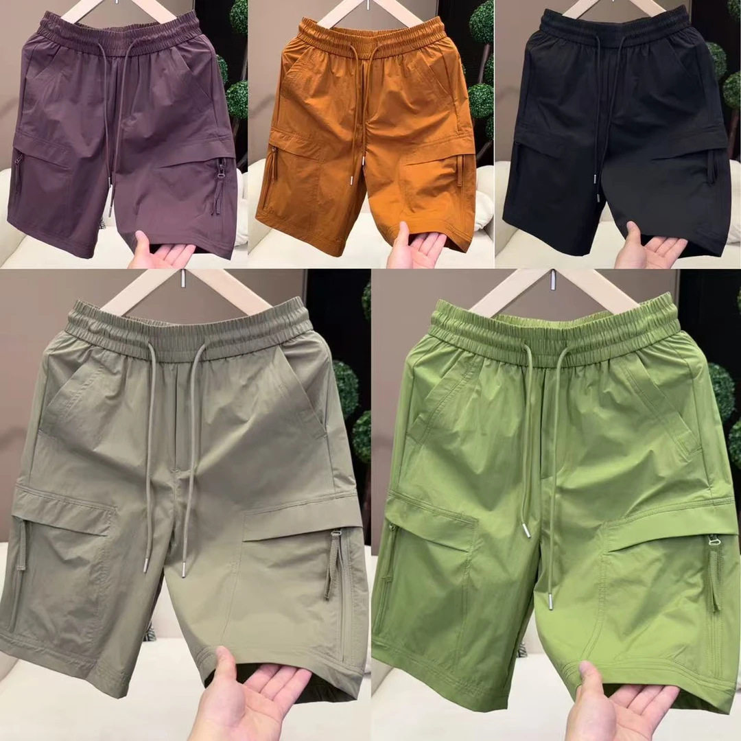 新款夏季百搭口袋薄款宽松短裤运动休闲男士工装简约时尚舒适,男装,短裤,淘宝优惠券,粉丝福利购,淘宝优惠卷