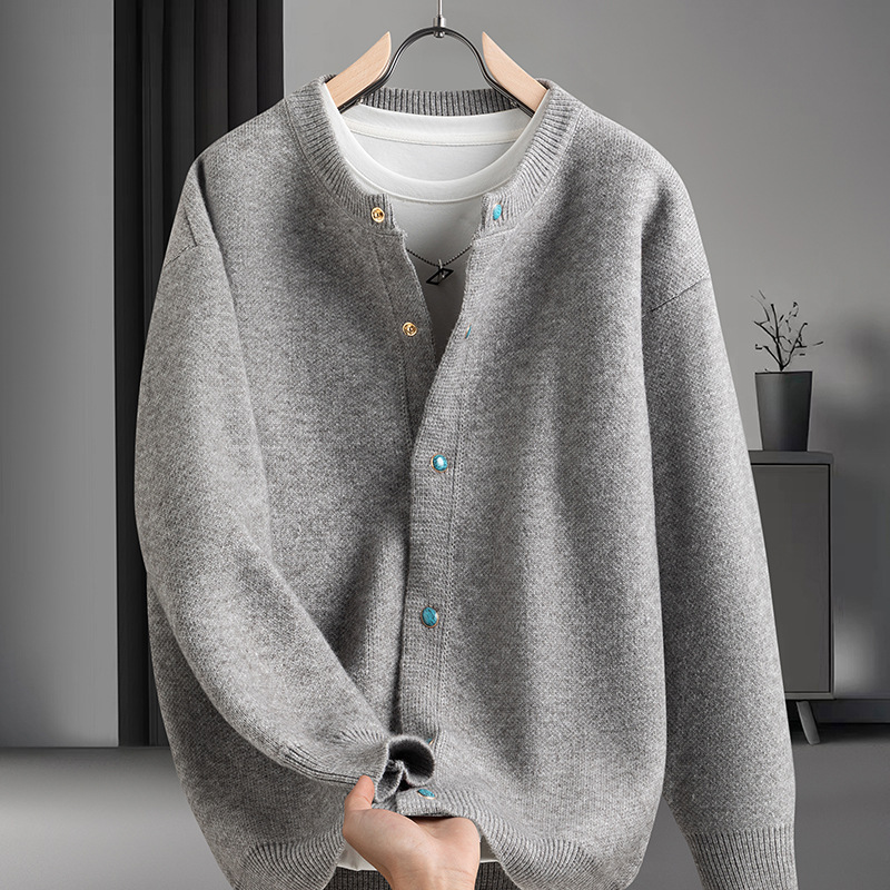 99900爆款-新款秋冬季毛衣男针织打底开衫男士