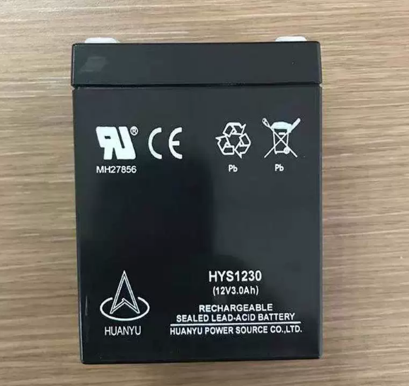 HUANYU蓄电池HYS1230医疗仪器玩具车免维护12V3AH铅酸电瓶-封面