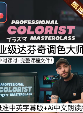Professional Colorist Masterclass Filippo Cinotti 达芬奇调色