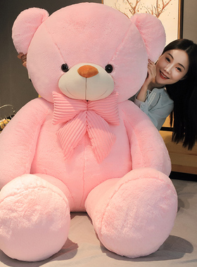 大熊抱抱熊毛绒玩具熊猫公仔布娃娃女孩抱着睡玩偶泰迪熊生日礼物