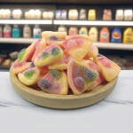 新品酸砂披萨橡皮糖水果味qq软糖德国品牌糖玩儿童休闲零食糖果