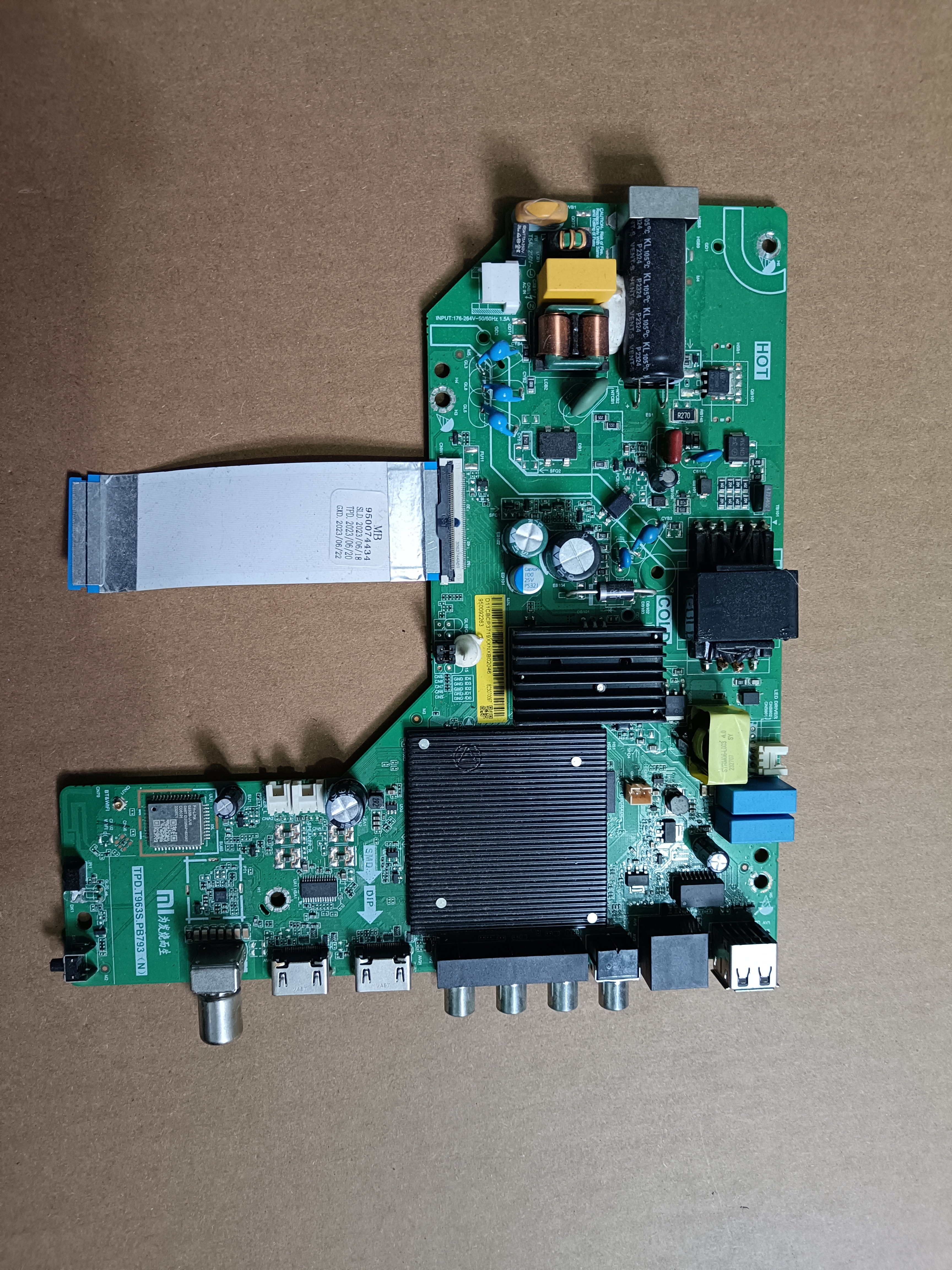 原装小米L43MA-E主板TPD.T963S.PB793配屏L43MA-E-CSOT,电子元器件市场,PCB电路板/印刷线路板,淘宝优惠券,粉丝福利购,淘宝优惠卷