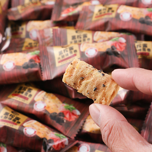 黑松露蛋卷酥脆咸香独立包装