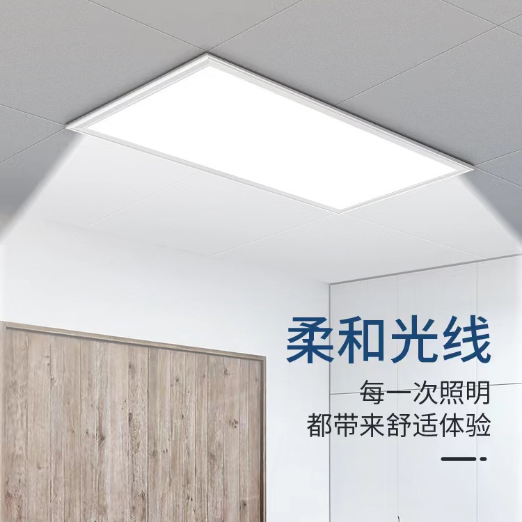 300x500厨房LED平板灯适用铝扣板集成吊顶卫生间led平板灯