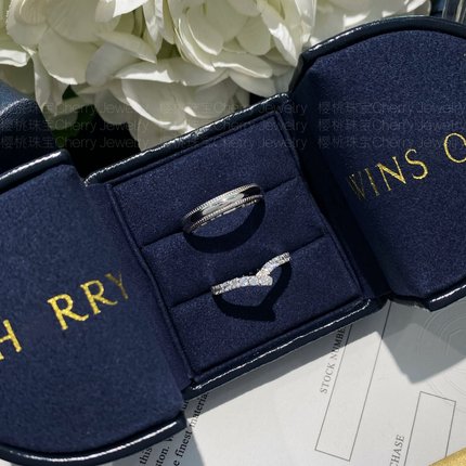 結婚式HW Ribbonペアリング結婚指輪模倣ダイヤモンド指輪925純銀メッキ指輪結婚指輪プロポーズ