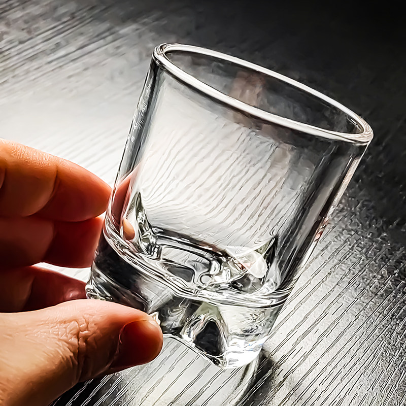 二两半杯子水晶玻璃白酒杯125ml图片