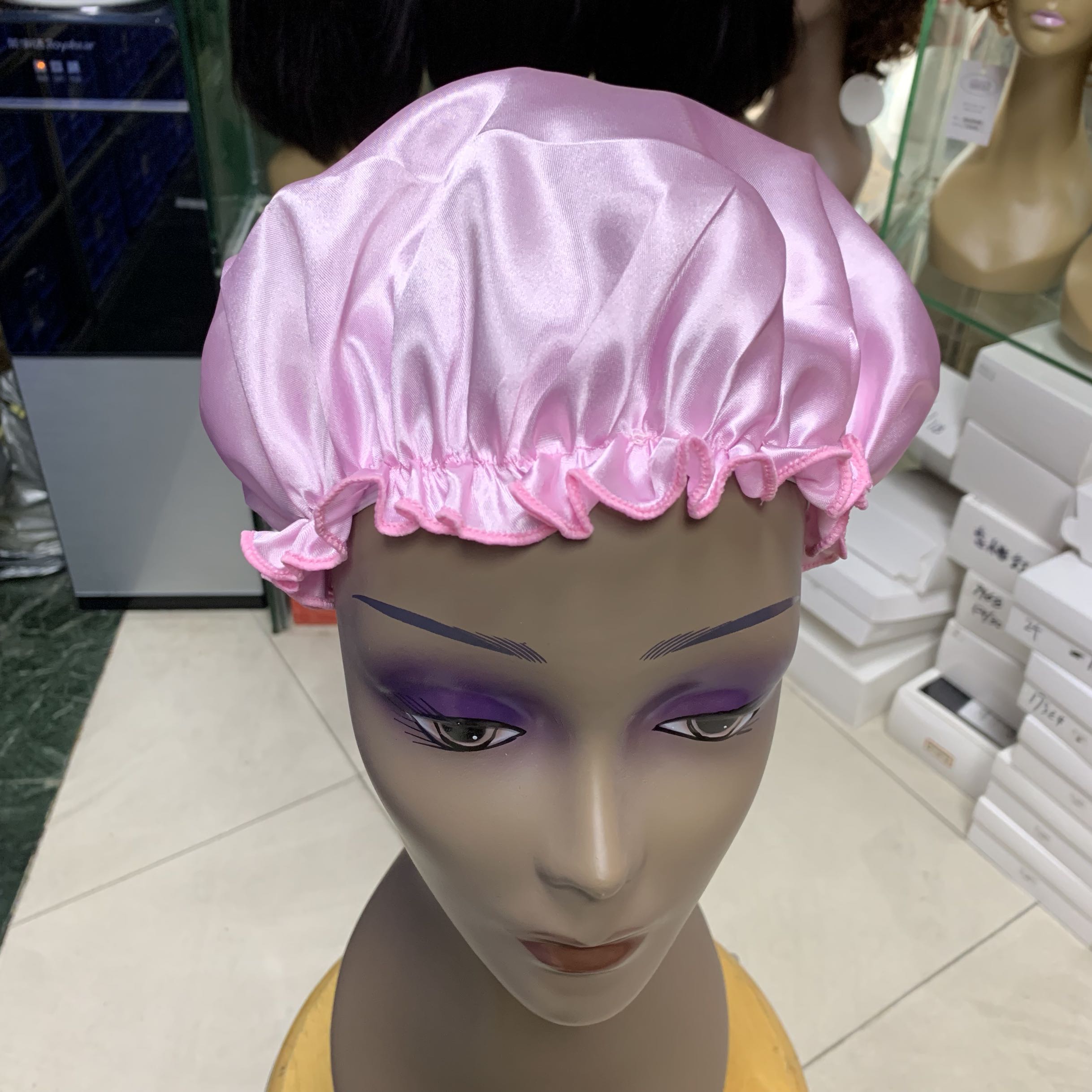 SILK SATIN WOMEN SLEEP NIGHT CAP BONNET HAIR CARE CAP