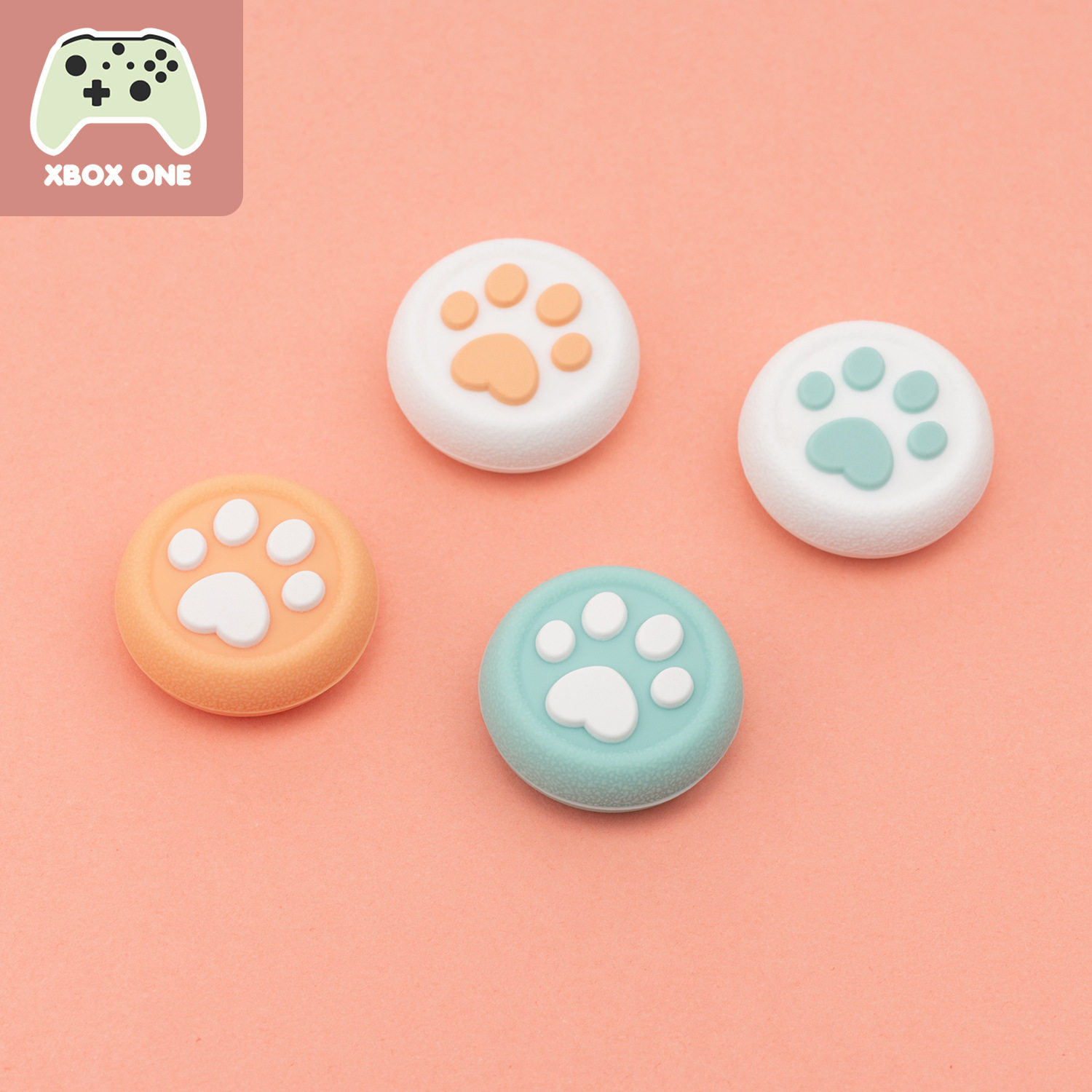 JIXIANG  PS5|PS4 컨트롤러 고양이 발톱 로커 캡 NS PRO 게임 컨트롤러 실리콘 XBOX 키 캡 액세서리