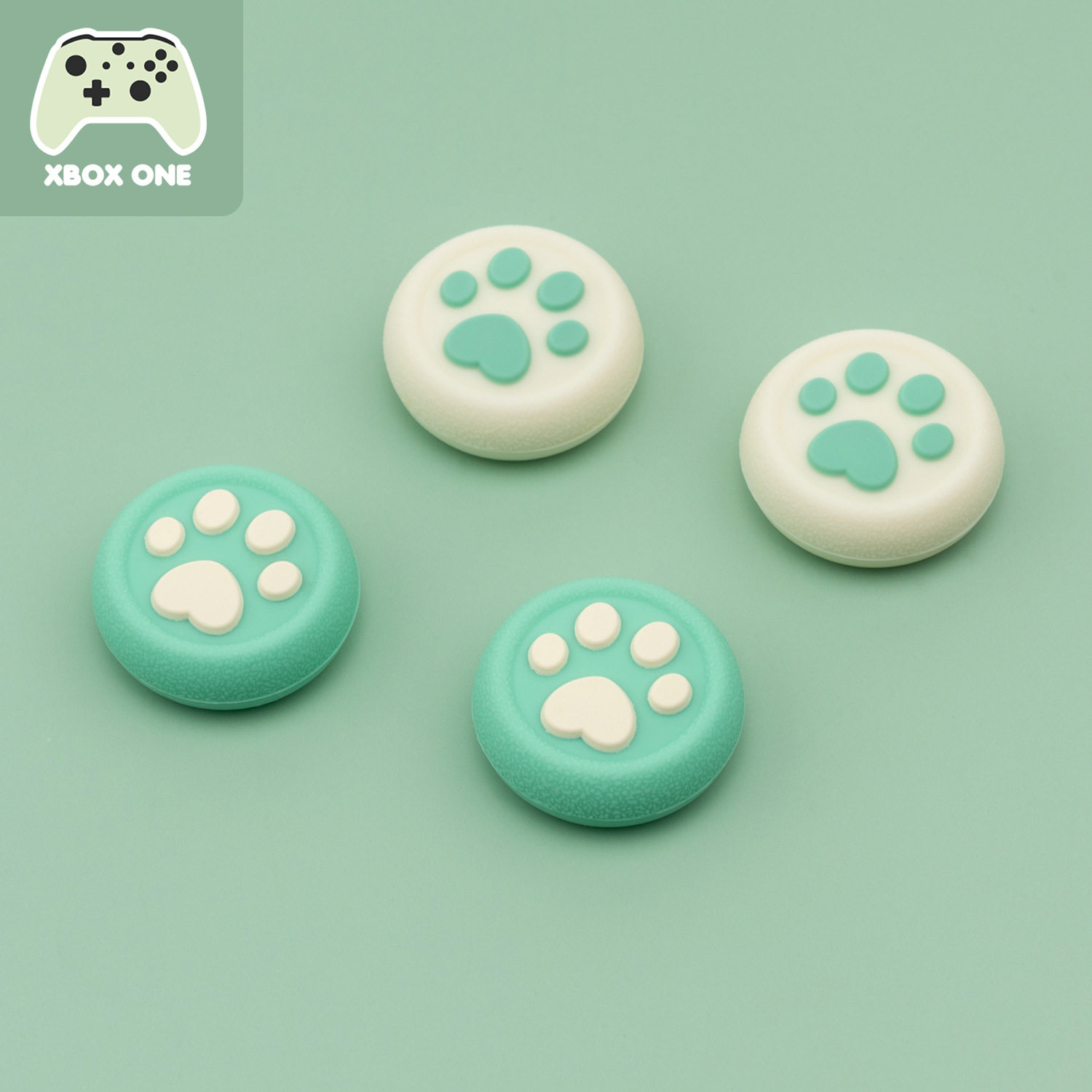 JIXIANG  PS5|PS4 컨트롤러 고양이 발톱 로커 캡 NS PRO 게임 컨트롤러 실리콘 XBOX 키 캡 액세서리