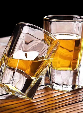 水晶玻璃小酒杯三两3两白酒杯二两半120ml150毫升杯子2两高级感