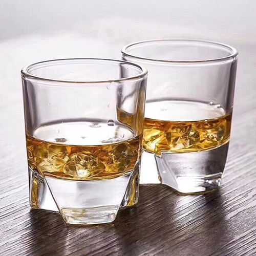 二两半水晶玻璃啤酒杯杯子2两