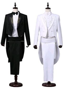 国标爵士燕尾服出租美声大合唱演出服租赁乐队指挥服装魔术表演服