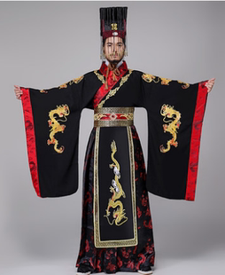 大汉天子服出租汉朝皇帝龙袍租赁汉武大帝刘彻卫子夫先秦始皇服装