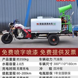 水炮园林绿化道路工程车雾炮洒水高炮低洒冲水厂家直销双动力洗车