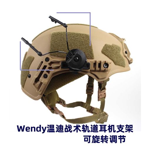 Wendy温迪头盔战术轨道耳机支架