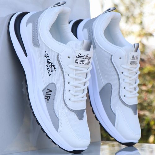 男鞋2025新款网面透气运动鞋