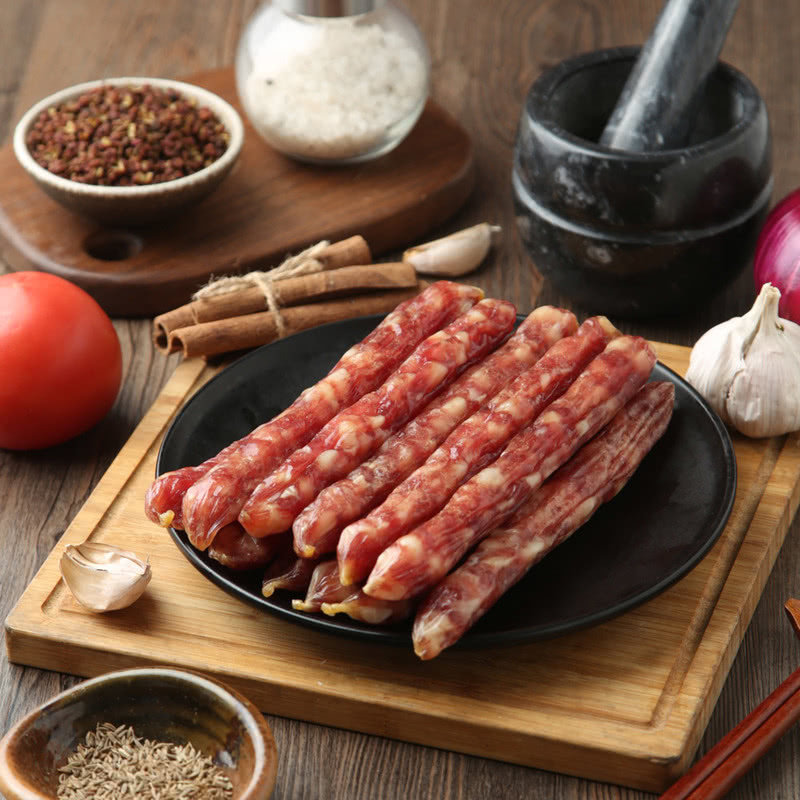 山姆代购喜上喜臻品腊肠250g*3广式猪肉香肠非烟熏二八肥瘦干货