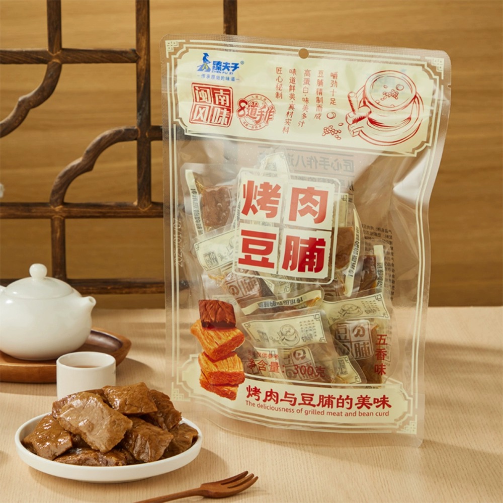 盒马会员店代购 臻夫子烤肉豆脯300g 松软爆汁 口口有肉