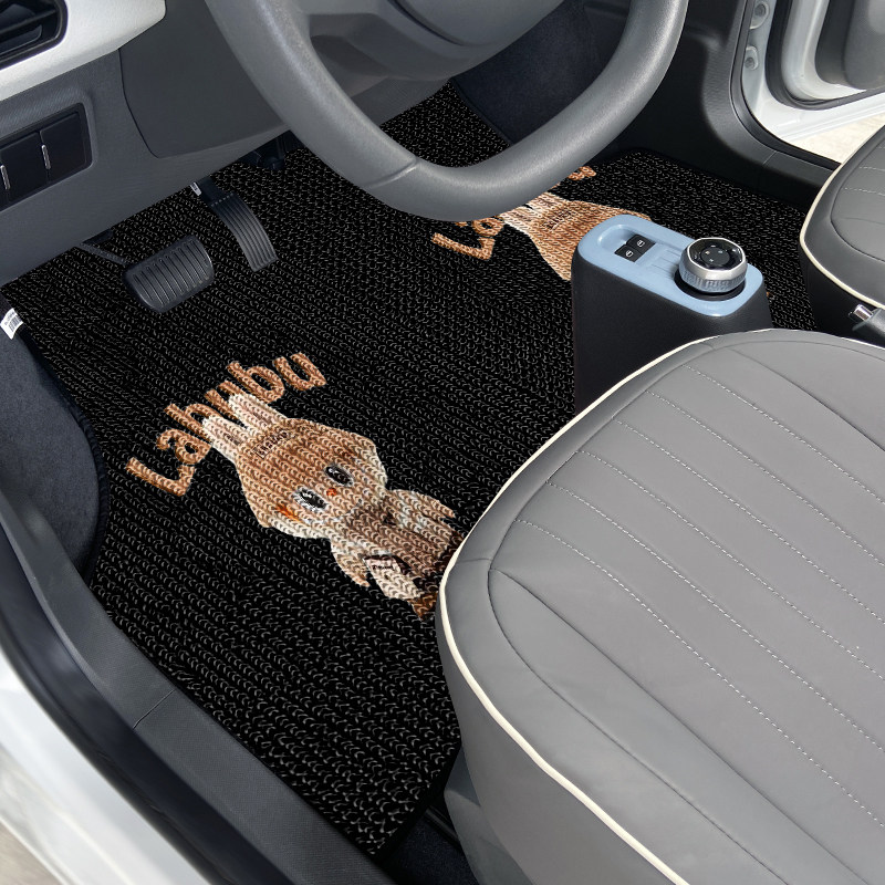 适用吉利熊猫mini脚垫卡丁骑士汽车内饰2025款专用地垫迷你装饰垫